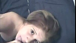 damn this amateur fuck on the bed is brutally hard