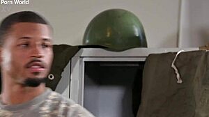 Nympho Blonde Gatita Veve Begs Army Corporal's BBC Fuck Fest!