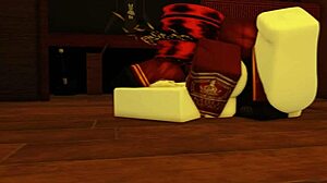 faust bends over for dante's rough doggystyle pounding