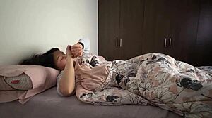 my best friend feeling sad we snuggle in her husbands bed 😘💕🔥