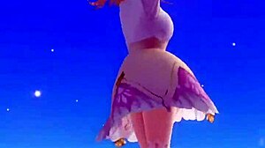 mmd japanese asian skirt lifts for sneaky upskirt tease