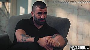 Petite milf criminal bends for anal threesome with parole officer's monster cock