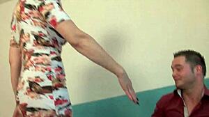 mom drains balls using her mature luscious body in high definition