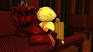 faust bends over for dante's rough doggystyle pounding