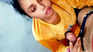 want this indian bhabhi's mouth filled with cum after deepthroat face fucking step sis style?