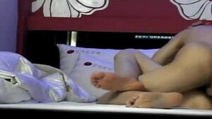 Hot hairy Asian mature homemade sex in high definition