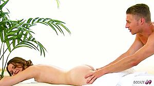 virgin teen perfect body small shaking tits tricked masseur first rough fuck