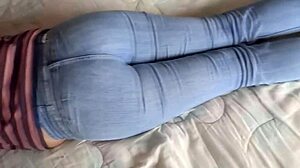mature latina shakes her huge ass in jeans on and off compilation