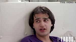 annie catches elias jerking off to her big ass now he fucks milf mommy pov