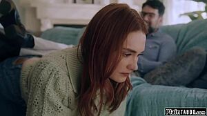 guy finds submissive wife and ebony bff in fetish gear ready for rough face fucking