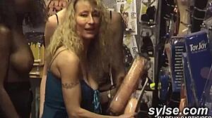 he loves when i fuck his ass with my strapon and she joins the bisexual fun