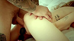 WOW 18-Year-Old Takes On Three Huge Cocks And Toy In Wild Double Penetration