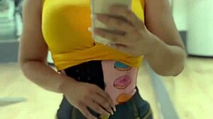 check out my sexy colombian ass in this tight gym outfit babe