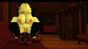 faust bends over for dante's rough doggystyle pounding