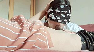 Malay celeb gf slurps boyfriend cock deep in bedroom cosplay