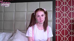 Redhead Ellie Murphy's Big Pussy Lips Creampied Deep by Mature Seth Brogan