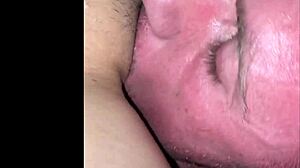 Her magic tongue licks muff dives deep into sexy wet pussy cunilingus orgasm
