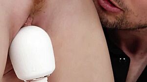 hey blindfolded jia lissa how does that big cock feel pounding your pussy from behind standing up?