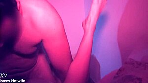 isa spreads legs wide for her swinger friend while cuckold husband films group kiss