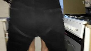 stepmom pops my anal cherry in kitchen hardcore first time strapon fuck!