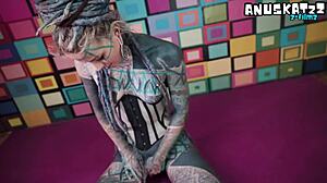 Ever tried a skinny goth's first time monster cock anal deepthroat to squirting orgasm?