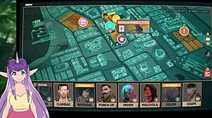 dispatch part 3 shows bodybuilder blondes in comic game action