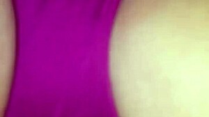 her fingers part wet lips during steamy panty massage