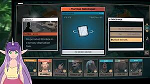 dispatch part 3 shows bodybuilder blondes in comic game action