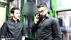 overwhelmed real estate agent feels destroyed ass from 3 cocks dp at work