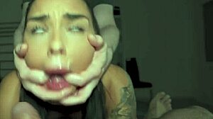 he shakes her petite college body with rough dominant cock pounding