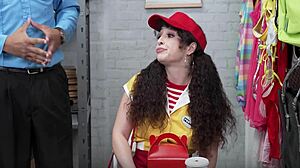 Petite pixie teen sucked off by security guards juan largo tony marzo colten corso logan staxx in shop blowbang