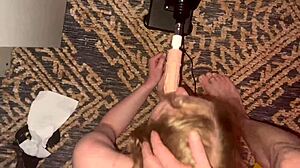 cheetah adora's ripped clothes big cock machine threesome pounds her