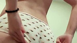 barely legal pale teen with puffy nipples moans sweetly rubbing dildo to orgasm 😩💦