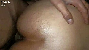 Priya bhabhi's gaping big ass and pussy stretched in intense indian pounding