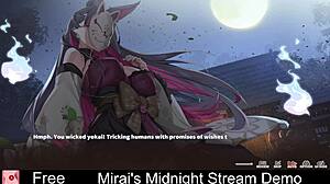 mirai's midnight nude stream demo got me hooked on the game babe