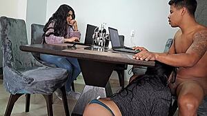 my best friend's stepmom craves young cock as horny old slut