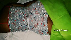 my cousin's wide-open mouth takes homemade deepthroat like a pro