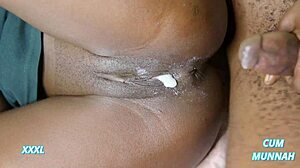 dripping ebony pussy takes best missionary creampies in hardcore homemade compilation