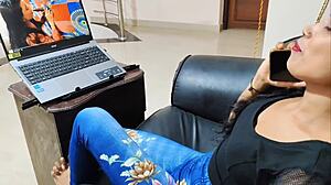 best sex ever neha sucks husbands friends dick after movie then rides him hard