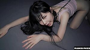 can tiny 18 yo japanese teen deepthroat monster cocks in rough doggystyle 3some before facial cumshot?