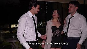 curvy alexa leiane casting interview dvp double vaginal penetration ep 6