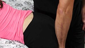 Yoga Instructor's Ass Grind Warning Turns Monster Cock Doggystyle Pound