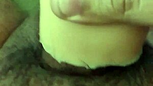 thick cock throbs wet in slow motion masturbation closeup