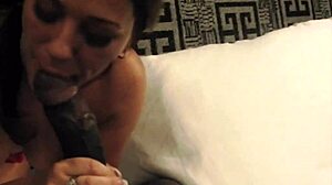 sexy kate faucett's shaved cunt takes raw pounding from big black cock doggystyle creampie