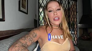 total shock blonde latina teen 18yo rims balls deepthroats in casting pov interview!