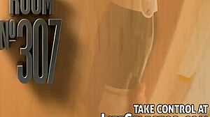 wild fingering fun in hotel room with toys 😈💦