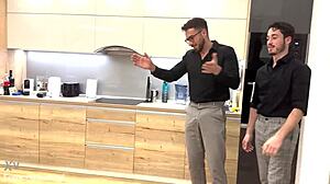 overwhelmed real estate agent feels destroyed ass from 3 cocks dp at work