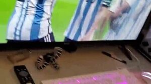 Argentina Beats Australia But Skinny Teen Creampie Doggystyle Wins Octavos!