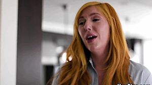 lauren phillips guides teen maya woulfe and lily larimar's first lesbian threesome fun?