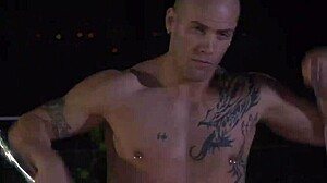 Beauty blonde milf takes monster cock pounding outdoors in high heels!